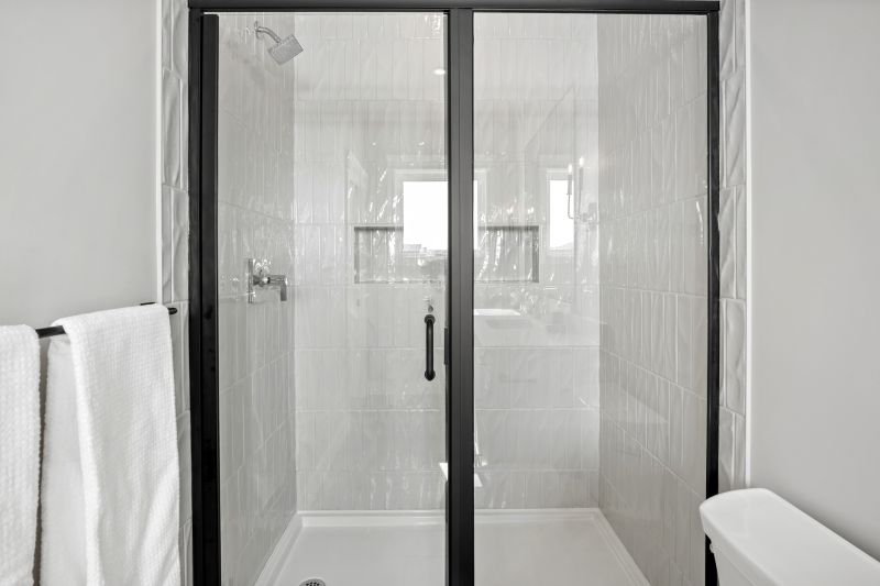 Stylish Shower with Glass Doors