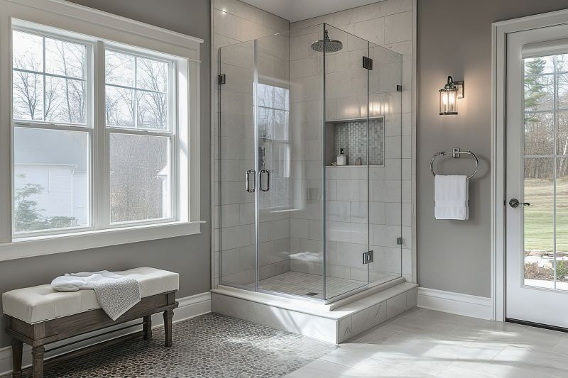 Spa-Style Shower with Bench